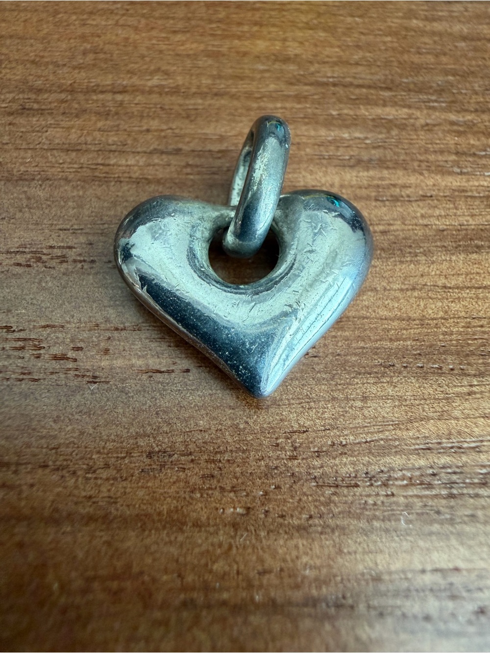 Sterling Silver Heart Pendant Charm